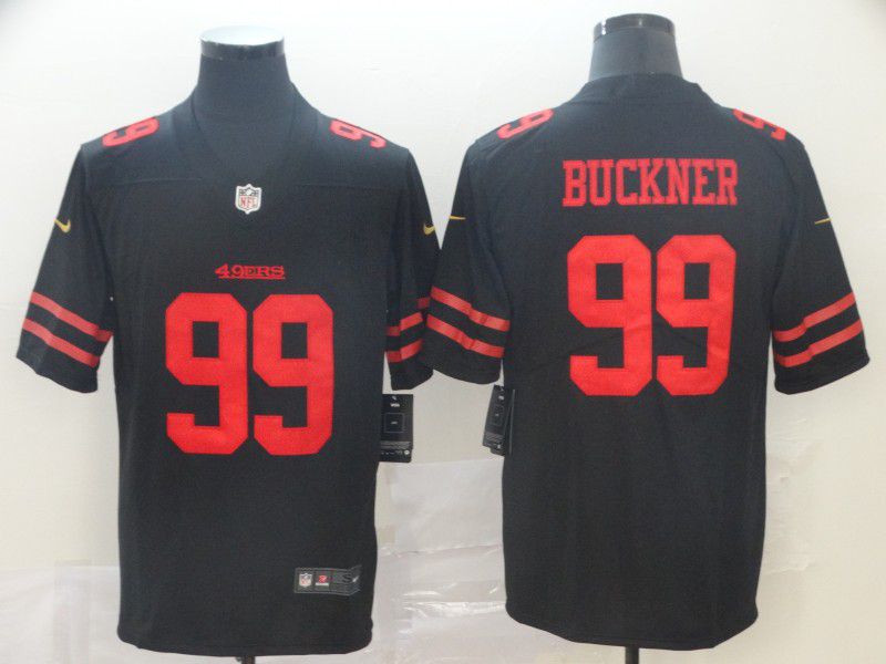 Men San Francisco 49ers #99 Buckner Black Nike Vapor Untouchable Limited Player NFL Jerseys